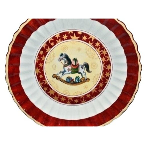 Villeroy & Boch Holiday Villeroy Boch Christmas Toys Fantasy Rocking Horse Plate 3779 Poshmark